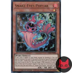 Yugioh Snake-Eyes Poplar 25LP-EN002 Ultra Rare Limited Edition NM - Image 1