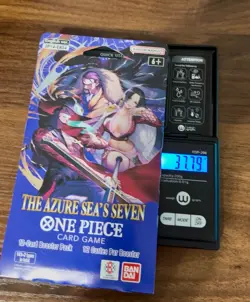 (HEAVY) 37.79g One Piece OP14 The Azure Sea’s Seven Sleeved Booster Pack - Image 1