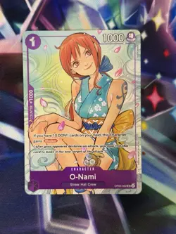 One Piece Promo Card Lot O-Nami, Boa Hancock, Yamato, Black Maria Vol. 1 - Image 1