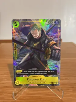 One Piece Roronoa Zoro Illustration textured Promo OP-07 113 - Image 1