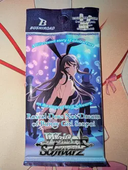 Weiss Schwarz - Rascal Does Not Dream Of Bunny Girl Senpai English Booster Pack - Image 1