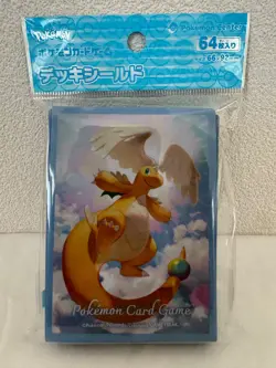 Pokemon Center Mega Dragonite Deck Sleeves 64 Card TCG Japan New - Image 1