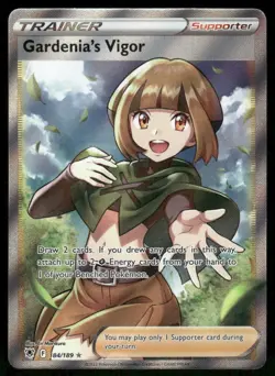 Pokemon Cards Gardenia's Vigor 184/189 Astral Radiance Ultra Rare NM *2 - Image 1
