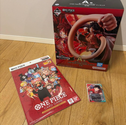 ONE PIECE Card Game Premium Card Collection Kumamoto Special + Luffy A Prize Set - Image 1