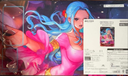 ONE PIECE Card Game Official Playmat Nefertari Vivi w/ Promo Card Limited New - Image 1