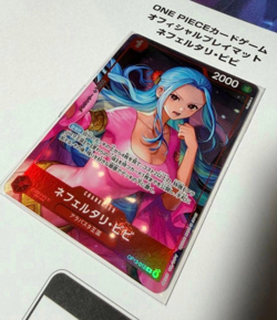 ONE PIECE Card Game Official Playmat Nefertari Vivi w/ Promo Card Limited New - Image 2