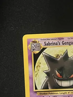 Pokemon Card Sabrina's Gengar 29/132 Gym Challenge Rare Unlimited (LP) - Image 4