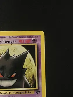 Pokemon Card Sabrina's Gengar 29/132 Gym Challenge Rare Unlimited (LP) - Image 5