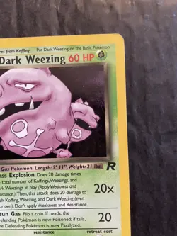 Pokemon TCG - Dark Weezing 14/82 Team Rocket Set Holo Card - Great Condition - Image 4