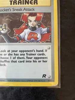 Pokemon TCG - Rocket's Sneak Attack 16/82 Rocket Set Holo Card - Used Condition - Image 5
