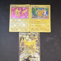 3 Pikachu Pokemon Cards- Pikachu EX xy124 -Pikachu RC7/RC25- Pikachu 6/12 - Image 1