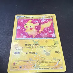 3 Pikachu Pokemon Cards- Pikachu EX xy124 -Pikachu RC7/RC25- Pikachu 6/12 - Image 4