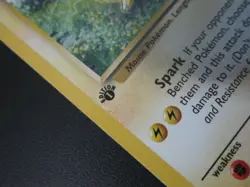 PIKACHU POKEMON CARD 1ST EDITION 60/64 JUNGLE NON HOLO LIGHTLY PLAYED EX+ - Image 2