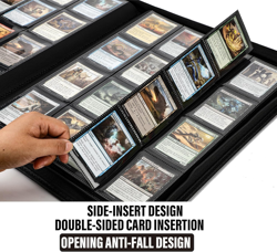 Premium 1000+ Pockets Card Binder, 16-Pocket Ringless Trading Card Album Folder - Image 3
