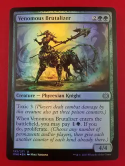 1x Venomous Brutalizer | FOIL | Phyrexia: All Will Be One | MTG Magic Cards - Image 3