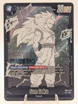 Son Goku SB02-023 Super Rare Manga Art Foil Dragon Ball Super Card Game | NM - Image 1