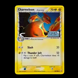 Pokemon Card - Charmeleon Crystal Guardians 30/100 Reverse Holo Uncommon LP - Image 1
