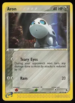 E-Reader Aron - 49/109 Ruby and Sapphire Mitsuhiro Arita Pokemon TCG Card - Image 1