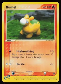 E-Reader Numel - 69/97 Dragon Toshinao Aoki Pokemon TCG Card - Image 1