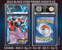 Pokemon ACE 3 Black Star Promo Deoxys Ex Graded Card - Image 1