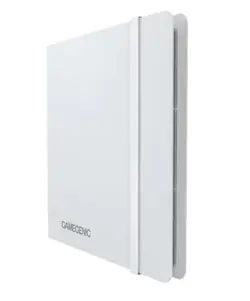 GAMEGENIC CASUAL ALBUM 24-POCKET BINDER PORTFOLIO WHITE HOLDS 480 CARDS NEW - Image 1