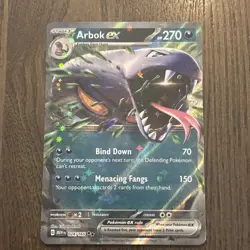 Arbok ex - 024/165 - Pokemon 151 Ultra Rare Card NM - Image 1