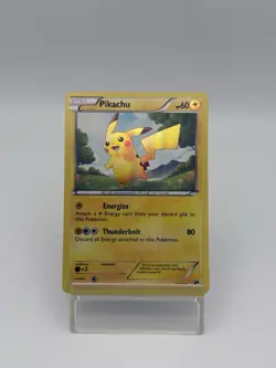 Pokemon Pikachu TCG Black White Holo Card 115/114 Secret Rare - Image 1