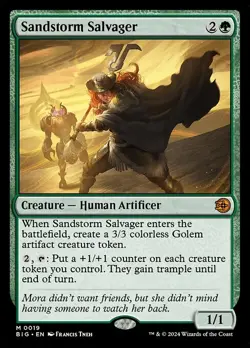 Sandstorm Salvager [BIG] #19 Foil NM MTG - Image 1