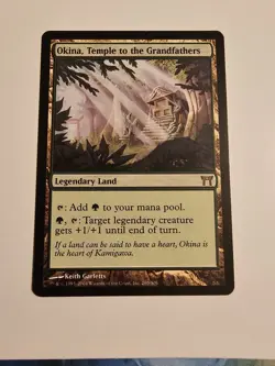 Okina, Temple to the Grandfathers Champions of Kamigawa MTG Magic Gathering LP - Image 1