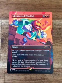 Unexpected Windfall - SLD 2092 Sonic Secret Lair Magic MTG - Image 1