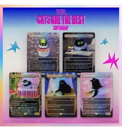 PRESALE| MTG Secret Lair "Cats are the Best" | Purr Majesty | Foil Edition - Image 1