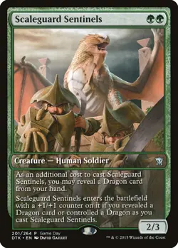 Scaleguard Sentinels FULLART 1x MtG Game Day and Store Championship Promo SP/NM - Image 1