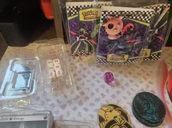 Pokemon TCG Accessories Lot- Dice, Coins, Sleeves, And More! - Image 1