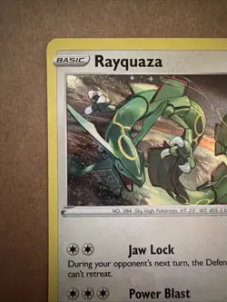 Rayquaza SWSH029 Sword & Shield Promo Holo Pokemon Card - Image 2