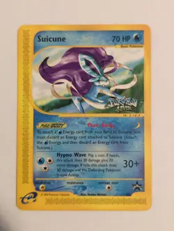 Suicune Pokemon TCG 4ever Movie Card Poor Condition - Image 1
