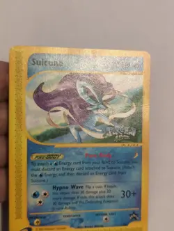 Suicune Pokemon TCG 4ever Movie Card Poor Condition - Image 4