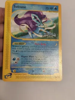 Suicune Pokemon TCG 4ever Movie Card Poor Condition - Image 5