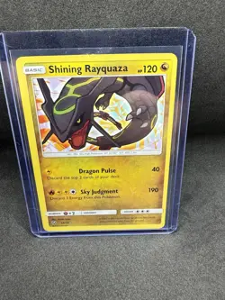 Shining Rayquaza 56/73 Shining Legends Holo Rare NM Pokemon TCG Rare - Image 1