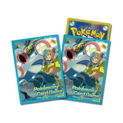 Pokemon Center Canari Mega Eelektross Deck Sleeves 64 Card TCG Japan New - Image 1