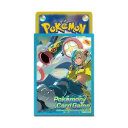Pokemon Center Canari Mega Eelektross Deck Sleeves 64 Card TCG Japan New - Image 2