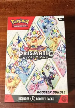 Pokemon TCG Prismatic Evolutions Booster Bundle Sealed - Image 1