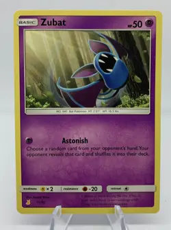 2017 POKEMON TCG SUN & MOON Trainer Kit Zubat 11/30 Unplayed NM USA! - Image 1