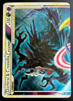 Pokemon Triumphant Darkrai & Cresselia Legend Top Bottom 99/102 & 100/102 LP 🌀 - Image 3