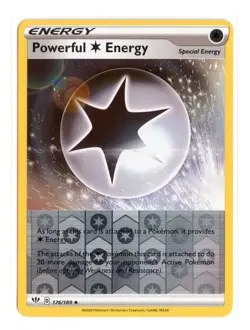 Powerful C Energy 176/189 Uncommon Reverse Holo Darkness Ablaze Pokemon NM - Image 1