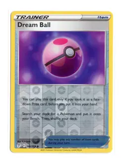 Dream Ball 146/203 Uncommon Reverse Holo SWSH07: Evolving Skies Pokemon NM - Image 1