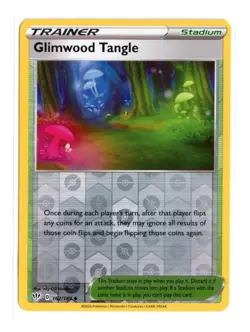 Glimwood Tangle 162/189 Uncommon Reverse Holo SWSH03: Darkness Ablaze Pokemon NM - Image 1