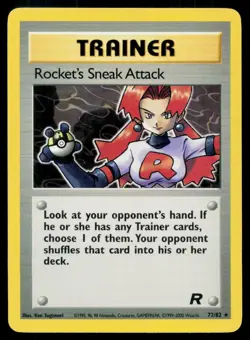 Rocket's Sneak Attack 72/82 R Team Rocket Pokemon Unlimited MP - Image 1