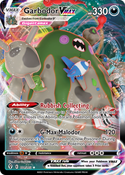 Garbodor VMAX 101/203 Holo VMAX Rare Evolving Skies Pokemon NM/M - Image 4