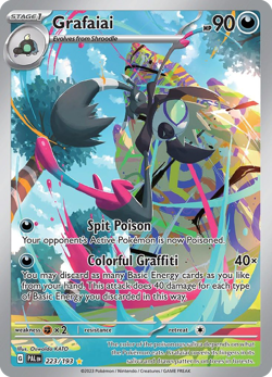 Grafaiai 223/193 Illustration Rare Paldea Evolved Pokemon NM/M - Image 4