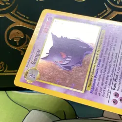 Gengar 5/62 Holo Rare Fossil Pokemon Unlimited Holo LP - Image 5